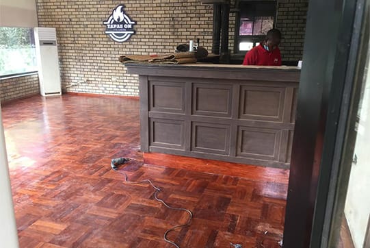 Offices and Eateries exotic hard wooden floor parquet-16